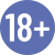 18 + Logo